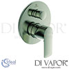 Ideal Standard Connect Air Concept Air Built-In Silver Storm Bath Shower Mixer Spare Parts